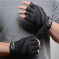 Stylish Professional Anti-Skid Fitness Half-Finger Gym Gloves. 