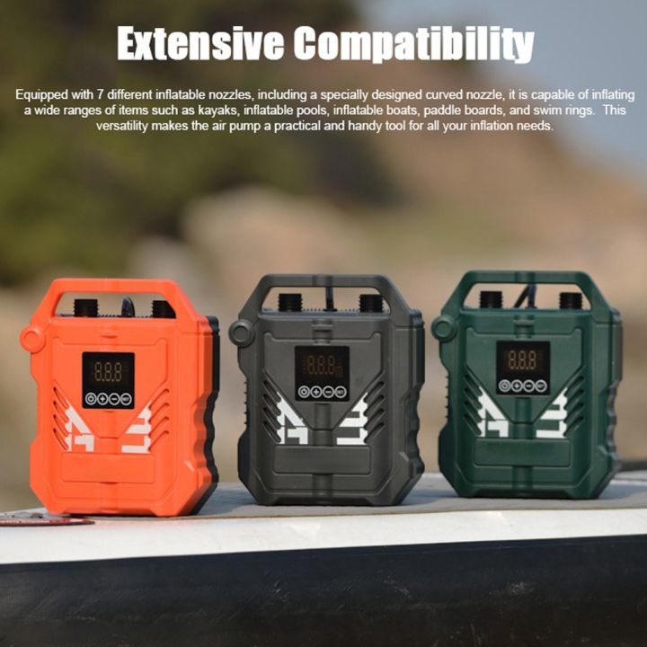 22PSI%20High%20Pressure%20Paddle%20Board%20Pump%20Portable%2012V%20Car%20Electric%20Air%20Compressor%20Support%20Inflation/Deflation,%203%20Working%20Modes%20Auto-Off%20Function%20with%207%20Nozzles%20for%20Inflatable%20Boat%20Kayak%20Tent%20Pool%20Stand-up%20Paddle%20-%20Image%202