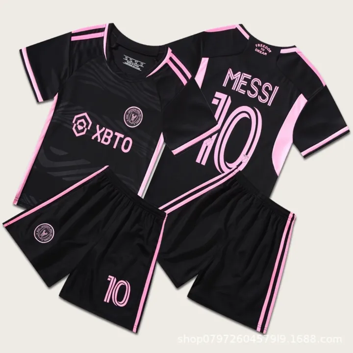 Miami%20Messi%20Jersey%20Children's%20Soccer%20Kit%20Set%20C%20Argentina%20World%20Cup%20Team%20Uniform%20for%20Girls%20and%20Boys%20Elementary%20School%20Students%20-%20Image%207