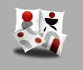 Modern Abstract Printed Cushion Cover Set – 4 Pieces. 