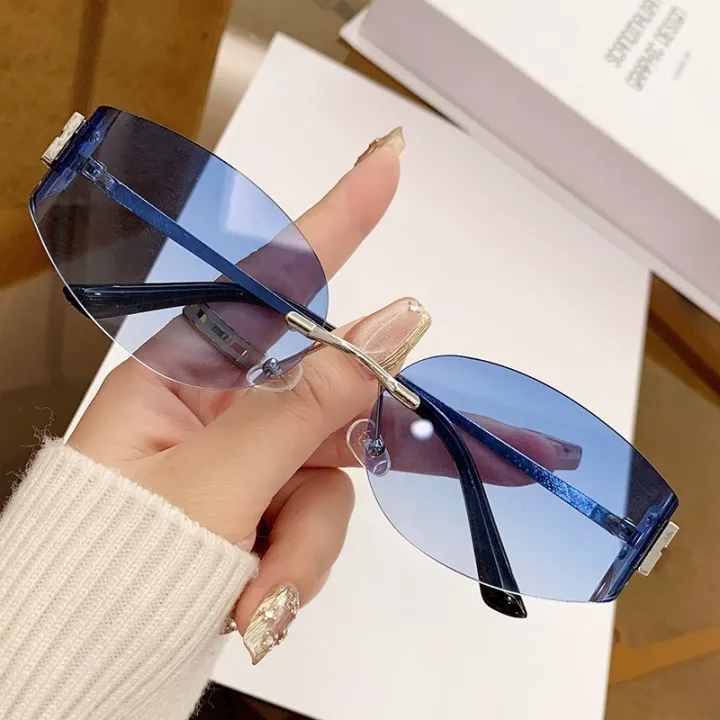 Cross-border%20New%20Frameless%20Miu%20Home%20Y2K%20Curved%20Sunglasses%20ins%20Women's%20High-End%20Style%20Hot%20Girl%20Street%20Style%20Versatile%20Sunglasses%20Wholesale%20-%20Image%209