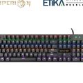 Imperion Slingshot KG-321 Blue Switch 104 Keys Mechanical Gaming Keyboard 7 Color Backlight (KG-321). 