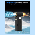 Violent Fan Type-C Charging Electric Air Blower Powerful Portable Dust Cleaner Brushless Fan. 