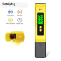 Sutuiying 2pcs TDS PH Meter Digital Water Tester 0.01ph High Accuracy Portable PH Meter 0-9990ppm Temperature TEMP PPM Tester. 