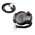 Motorcycle Universal Digital Tachometer 14000RPM Tachometer Digital Speedometer LED LCD Water Temperature Gauge Motorcycle Speedometer. 
