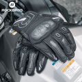 ROCKBROS Bike Gloves Breathable Shockproof Motorcyclist Glove Cycling Full Finger Gloves Touch Screen Men Women. 