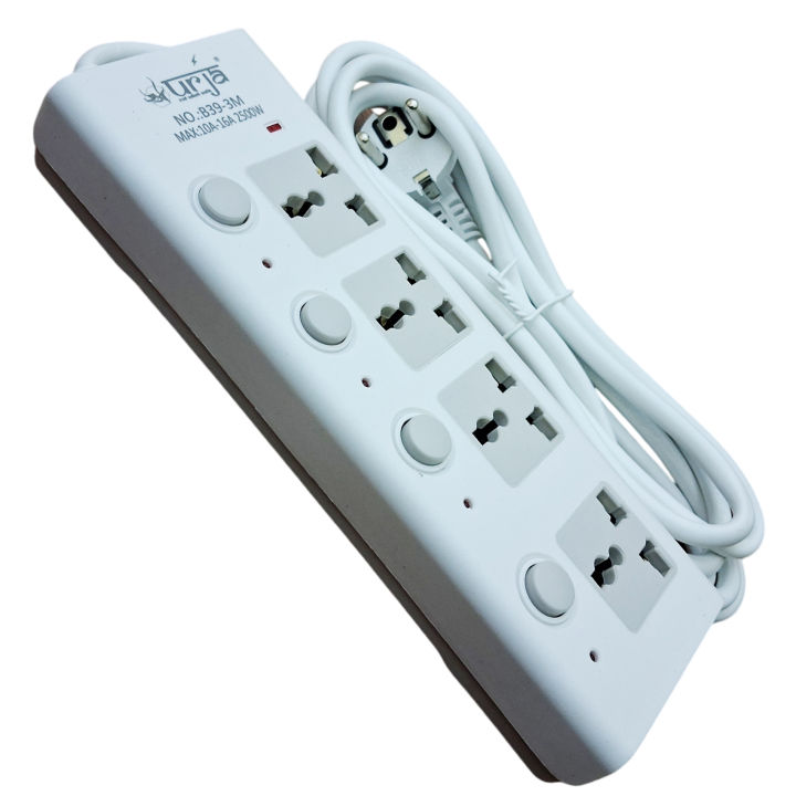 Urja%20B39-3M%204%20Port%20Extension%20Multiplug%20with%203%20Meters%20Cable%20%7C%20Individual%20Switch,%20Fire-Resistant,%202500W,%20LED%20Indicator%20%7C%20Ideal%20for%20Home%20&%20Office%20-%20Image%208