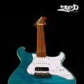 Jet Guitars JS 450 OBL HSS Roasted Maple Ocean Blue w/ Gigbag. 