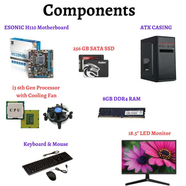 Desktop%20Set%20i3%206th%20Generation,%208GB%20RAM,%20256GB%20SSD,%2018.5"%20Monitor,%20Keyboard%20&%20Mouse%20-%20Image%202