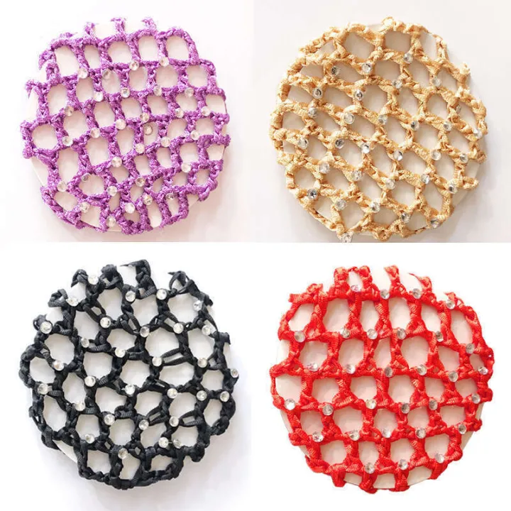 Dance%20Professional%20Hotel%20Staff%20Invisible%20Handmade%20Crochet%20Cap%20Nurse%20Flight%20Attendant%20Hair%20Net%20Bun%20-%20Image%202