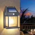 1PCS LED Solar Wall Lamp Outdoor Waterproof Up And Down Luminous Lighting Garden Decoration Solar Lights Stairs Fence Sunlight Lamp. 