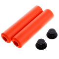1Pair Silicone Cycling Bicycle Grips Outdoor MTB Mountain Bike Handlebar Grips Cover Anti-slip Strong Support Grips Bike Part YULING. 