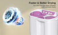 Godrej WSEDGE PRO 9 Kg 5 Star Semi Automatic Washing Machine (WSEDGE PRO 90 5.0 PB3 M LISP, Lilac Sprinkle). 