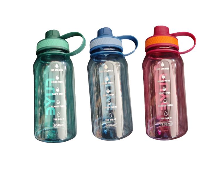 FUYE%20950ML%20Large%20Capacity%20Plastic%20Water%20Bottle%20Large%20Space%20Sports%20Portable%20Bottle%20-%20Image%202