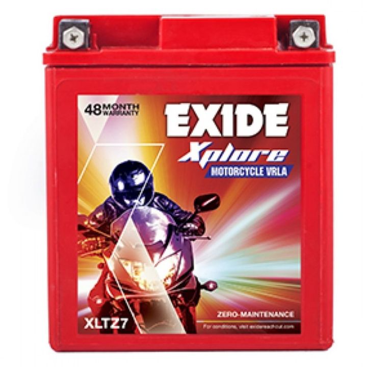 Exide Xplore VRLA XLTZ7  Dry Battery For Motorbike