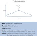 Stainless Steel hangers with PVC Coating Steel Pack of 10 Hangers By Asmita Trading. 