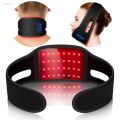 Celmia Rechargable Neck Brace V Face Wearable Red Light Therapy Neck 【2025 Version】 Belt Skin Care Home Use Infrared Therapy Face Care LED Lights. 
