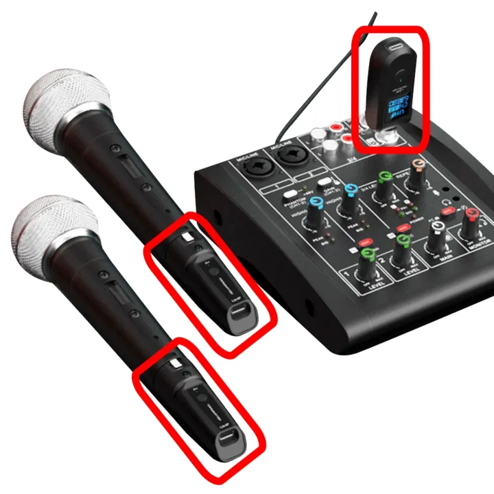 Fifty%20percent%20discount%20Wireless%20system%20to%20microphone%20rechargeable%20transmitter%20XLR%20and%20receiver%20connected%20to%20wireless%20microphone%20adapter%20for%20dynamic%20microphone%20-%20Image%203