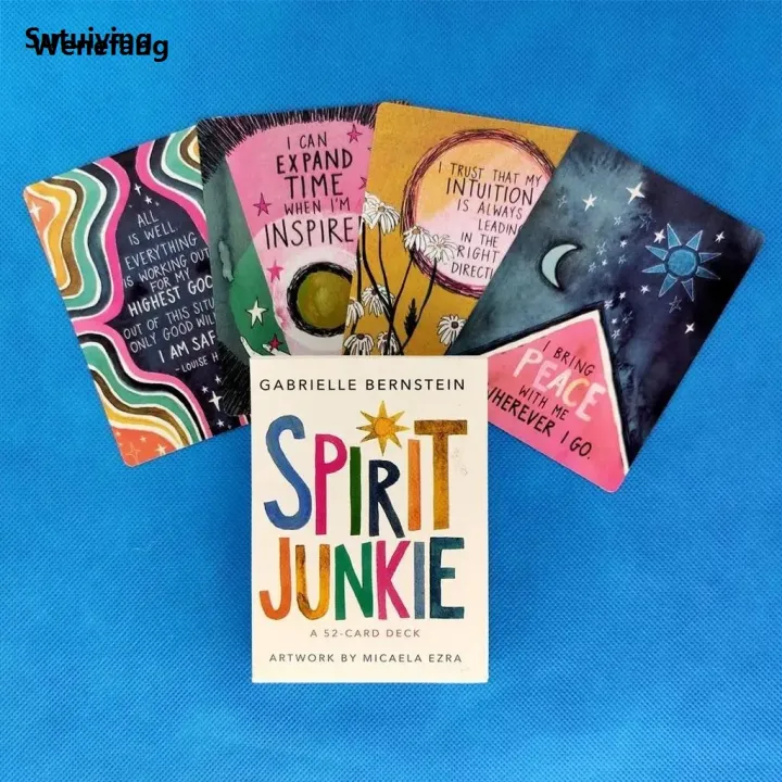 Wenefang%20Sutuiying%20Spirit%20Junkie%20Tarot%20Cards%20English%20Portable%20Profesional%20Version%20Divination%20Tarot%20Deck%20-%20Image%203