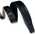 Levy's Leathers DM1PD-XL-BLK Genuine Leather Guitar Strap - XL Black. 