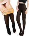 Warm Winter Fake Skin Transparent High Waist Stretchy Leggings Stockings For Women | Fashion Warm Stretchy Leggins For Women. 