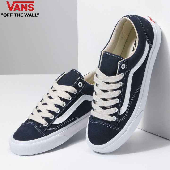 Vans Fuzzy Lace Style 36 Skate Sneakers Parisian Night for Unisex