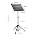 Music Notation - Lyrics Stand, Black. 