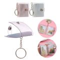 2PCS PVC Jewelry Accessories Portable 2 Inch Photos Holder For Photos Cards Mini Photo Albums. 