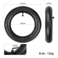 10X2.5 Inner Tube 90 Degree Valve for Zero 10X/VSETT Electric Scooter 10 Inch Curved 90 Degree Inner Tube Easy Install Easy to Use. 