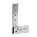 Machinist Square Tool 90-Degree Right Carpenter Measuring Tool Right Angle Ruler L-Type Square Ruler with Wide Base A. 