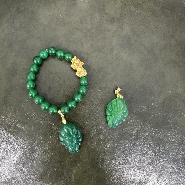 Blessed%20Nine%20Tailed%20Fox%20Original%20Jade%20Stone%20With%20Pixiu%20Piyao%20Lucky%20Charm%20Bracelet%20Attract%20Money%20Wealth%20Fortune%20and%20Love%20Cleansed%20-%20Image%202