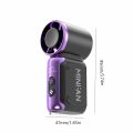 Pocket Fan 199 Gears Portable Handheld Fan Adjustable Speeds Ultra Silent Cooling Fan Speed Wind Digital Display Turbo Fan Outdoor. 