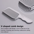 Yuanyan Professional Barber Clipper Hair Cutting Comb Men Adjustable Curved Flat Top Hair Clipper Fade Brush Salon Styling Tool. 