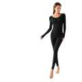 Meiqiu Winter Clothes Antibacterial High Elasticity Tummy Control Moisturizing Skin Care Ultra-Thin Base Layer Thermal Underwear Top Set for Women. 