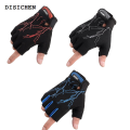 DISICHEN Luxury Uni Fitness Gym Gloves Weight Lifting Half Finger Crossfit Workout Bodybuilding Cycling Bicycle Bike Outdoor Sports Gloves. 
