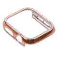 Qubix Metal Diamond Protective Watch Case For Apple Watch Series 6 SE 5 4 40mm. 