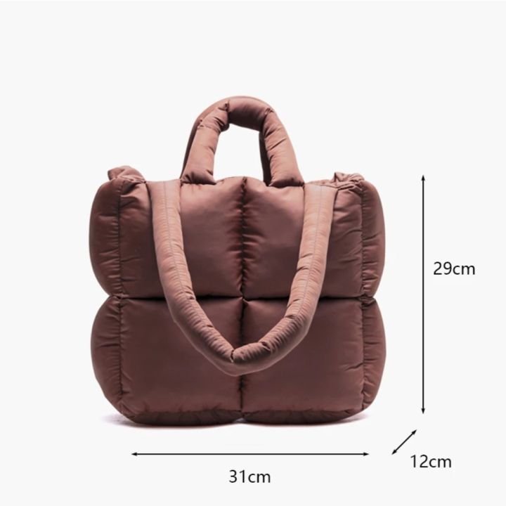 New%20Nylon%20Cloth%20Puffy%20Shoulder%20Bag%20Large%20Capacity%20Soft%20Down%20Feather%20Handbag%20Padded%20Quilted%20Space%20Cotton%20Shopping%20Tote%20-%20Image%202