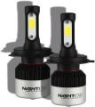 Nighteye H4 Led Headlight Bulb for Car And Bike ( 2 pcs). 