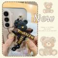 Skin-friendly feel Simplicity Phone Case For itel A95 Dirt-resistant cute protective case soft case Bear bracelet. 