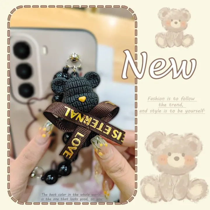 Skin-friendly%20feel%20Simplicity%20Phone%20Case%20For%20itel%20A95%20Dirt-resistant%20cute%20protective%20case%20soft%20case%20Bear%20bracelet%20-%20Image%203