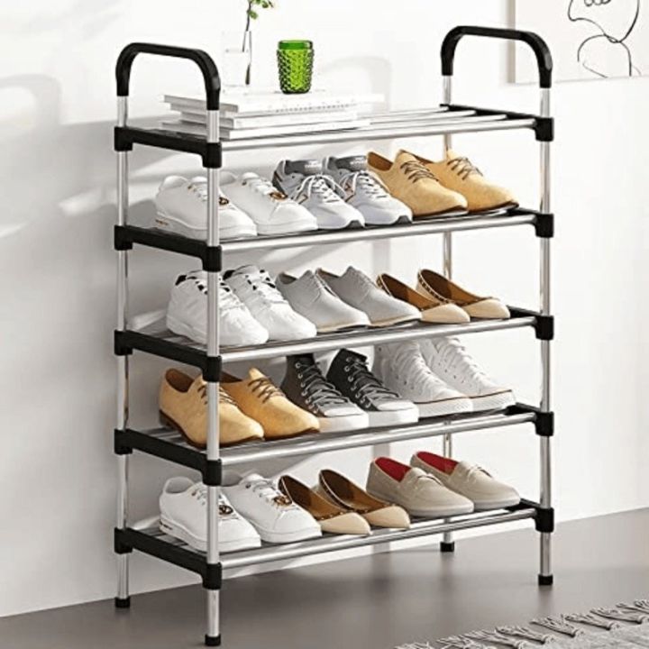 Stainless%20Steel%20Foldable%20Shoe%20Rack%205/6/7%20Layer%20Size%20Premium%20Shoe%20Rack%20-%20Image%205