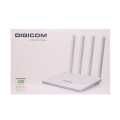 Digicom Model No. DG J14 WHite Color Router. 