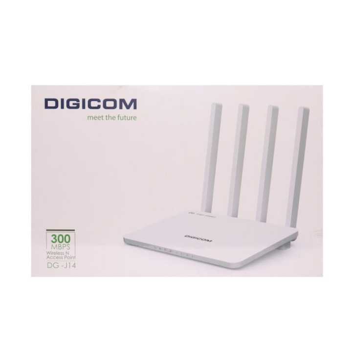 Digicom Model No. DG J14 WHite Color Router