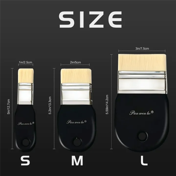 Flat%20Paddle%20Paint%20Brush%20Set%20Nylon%20Painting%20Brushes%20for%20Acrylic%20Oil,%20Paint%20Varnishes%20Watercolor%20(1in%20&%202in)%20-%20Image%202