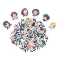 50Pcs My Hero Academia Japan Anime Stickers For DIY Skateboard Guitar Laptop. 
