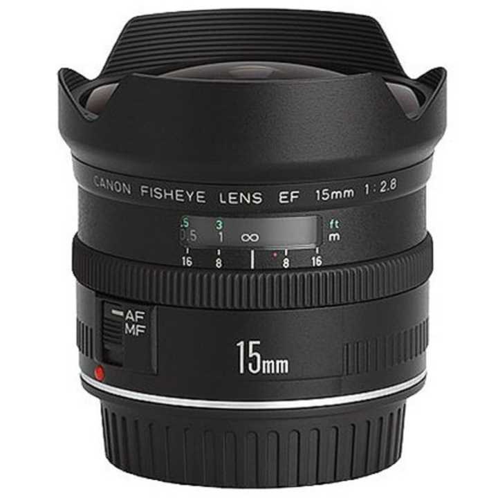 Canon EF 15mm fisheye Lens