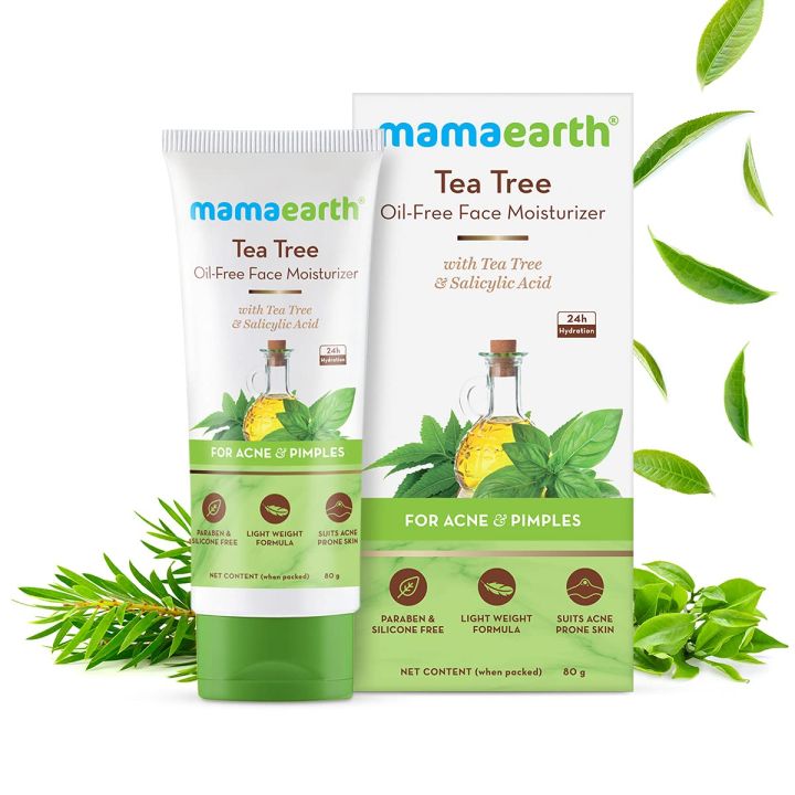 mamaearth%20Tea%20Tree%20Oil%20Free%20Face%20Moisturizer-80ml%20-%20Image%202