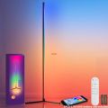 Easy to install, room game living room in applicable, RGB intelligent program control application and, 1PC corner floor light LED corner light with remote control. 
