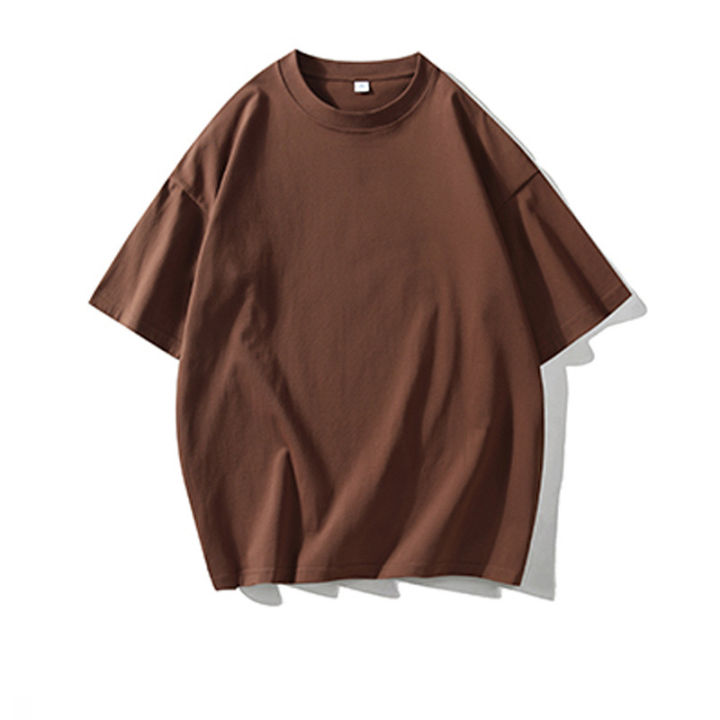 New%20Drop%20Shoulder%20Plain%20T-Shirt%20For%20Men%20-%20Image%205