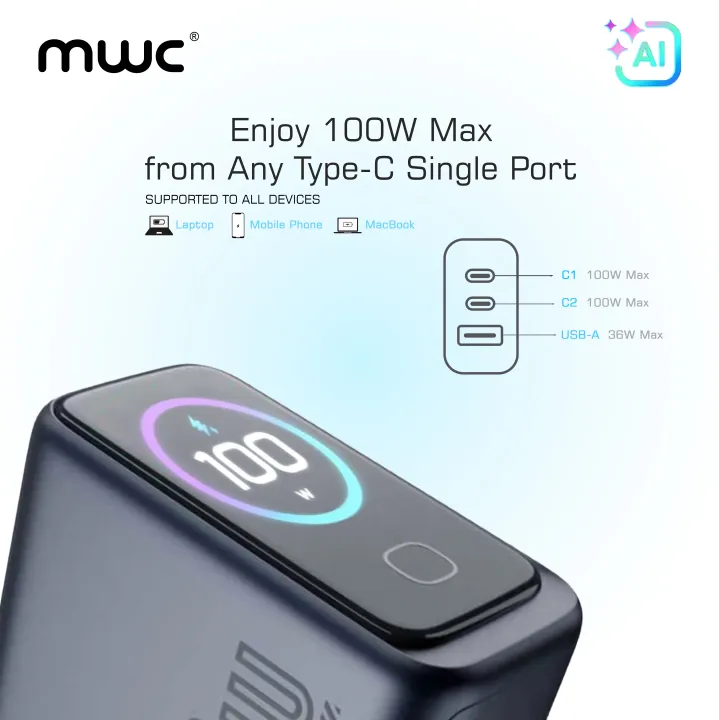 MWC%20MGF100%20Pro%20%7C%20100W%203-Port%20Smart%20AI%20Premium%20Charger%20%7C%20GaN%20Charger%20with%20AI%20Display%20&%20Touch%20Control%20%7C%20Upto%20100W%20Single-Port%20Charging%20%7C%2012%20Layers%20of%20Safety%20Protection%20%7C%20Supported%20for%20Macbook,%20Laptop%20&%20Mobile%20Phones.%20-%20Image%203